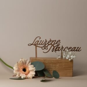 Cake topper personnalisé