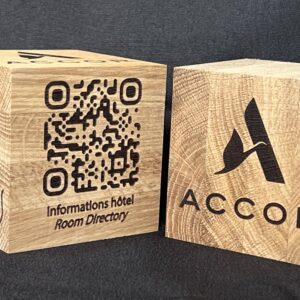 Cube personnalisable 10cm - Gravure 5 faces