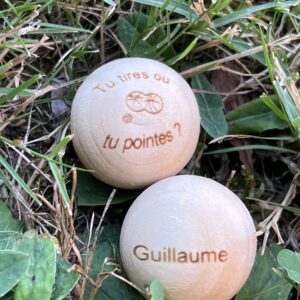 Cochonnet en bois personnalisable